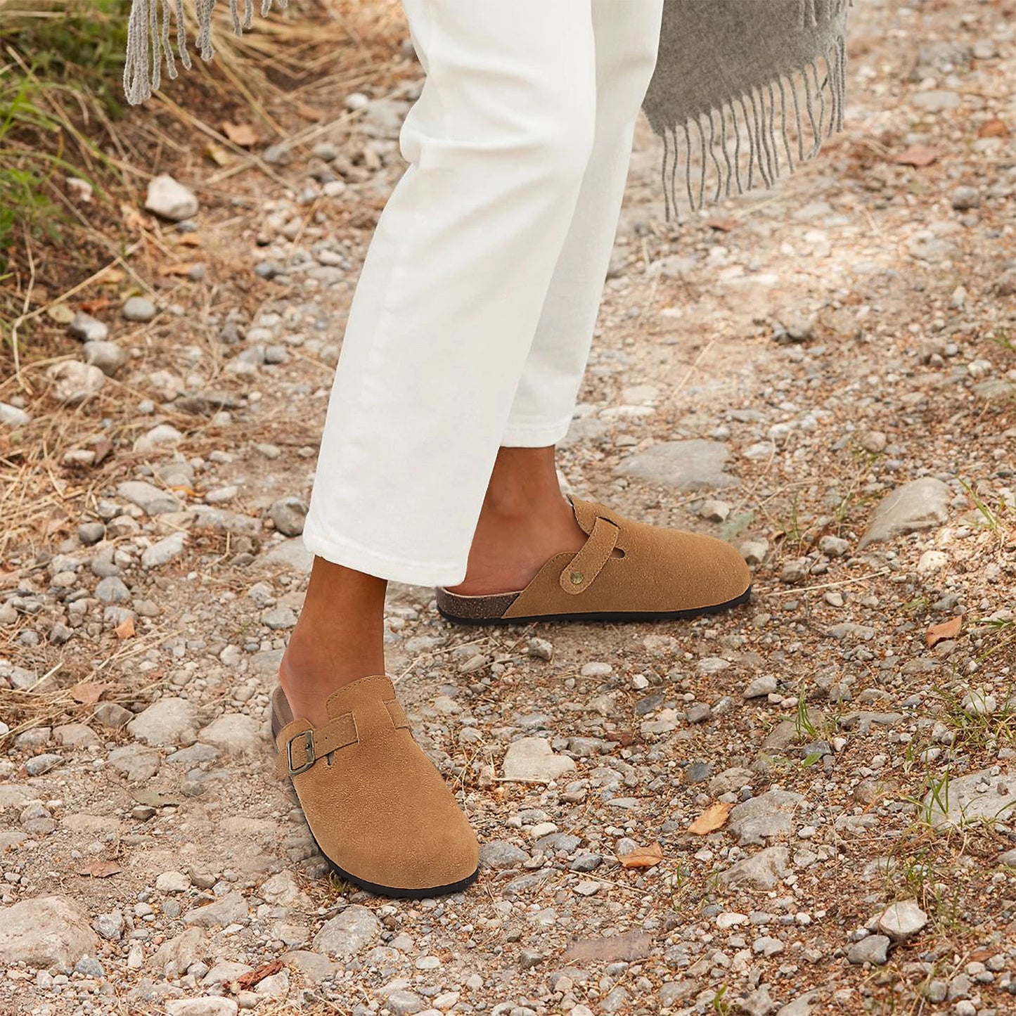 Yellow C™ Premium Suede Clogs